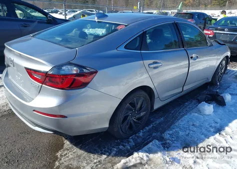 2019 Honda Insight Touring из США, поврежденный, VIN 19XZE4F93KE003460